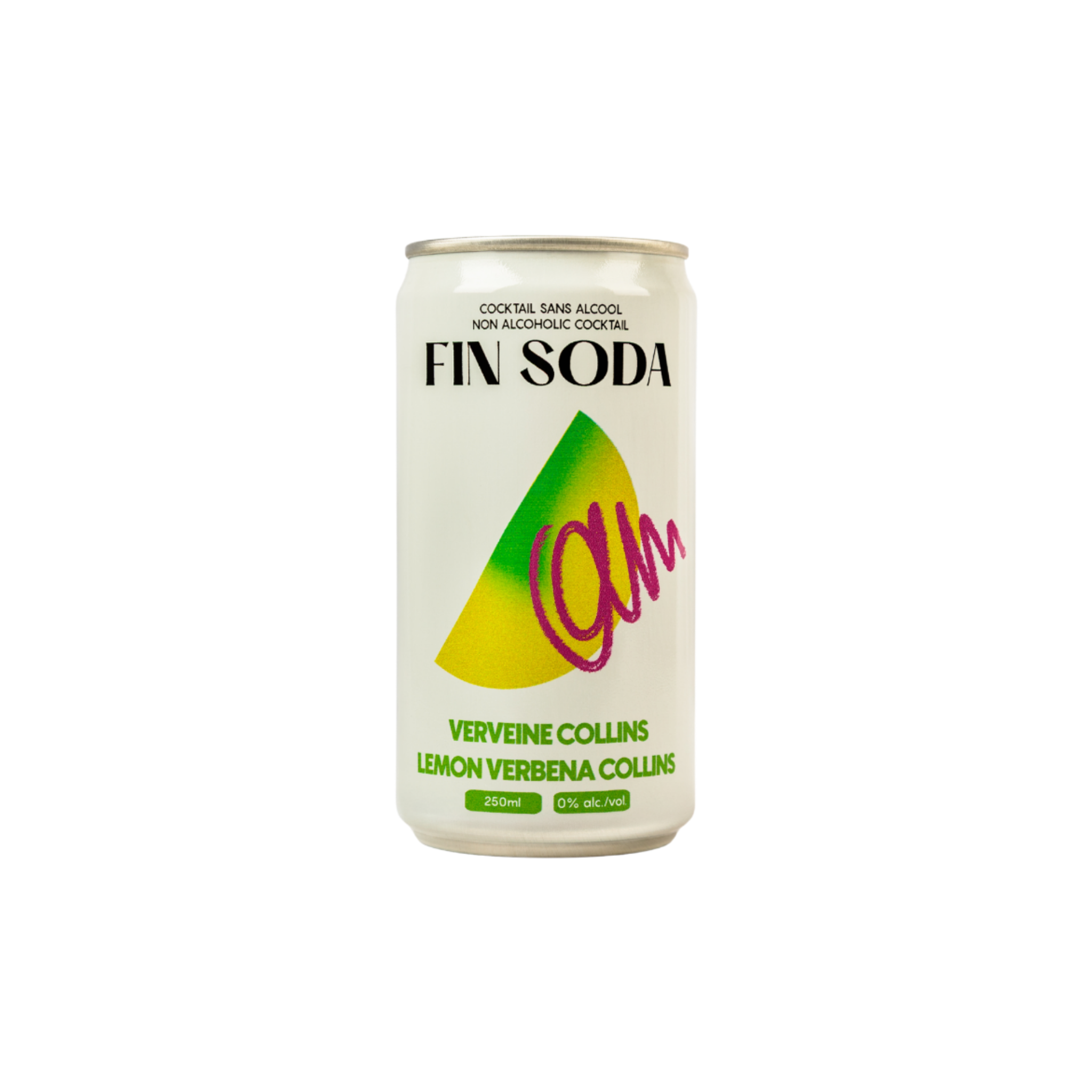 Fin Soda Lemon Verbena Collins - Refreshing Sparkling Beverage
