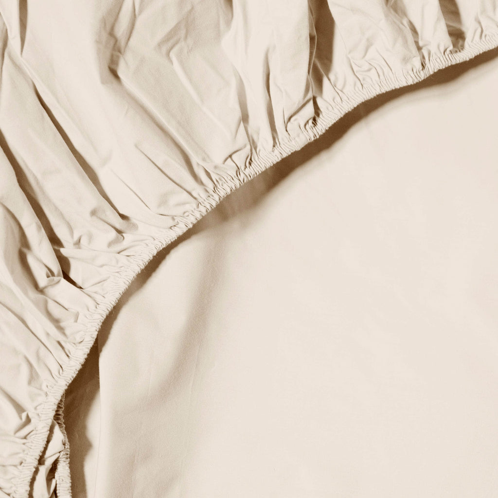 Essential Organic Percale Fitted Sheet for Ultimate Comfort and Sleep Quality - Shopthatapp.ca