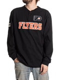 Philadelphia Flyers Long Sleeve Henley - Shopthatapp.ca