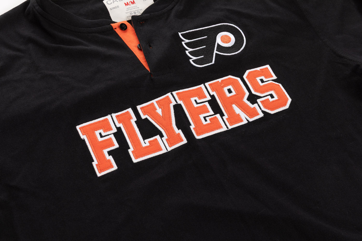 Philadelphia Flyers Long Sleeve Henley - Shopthatapp.ca