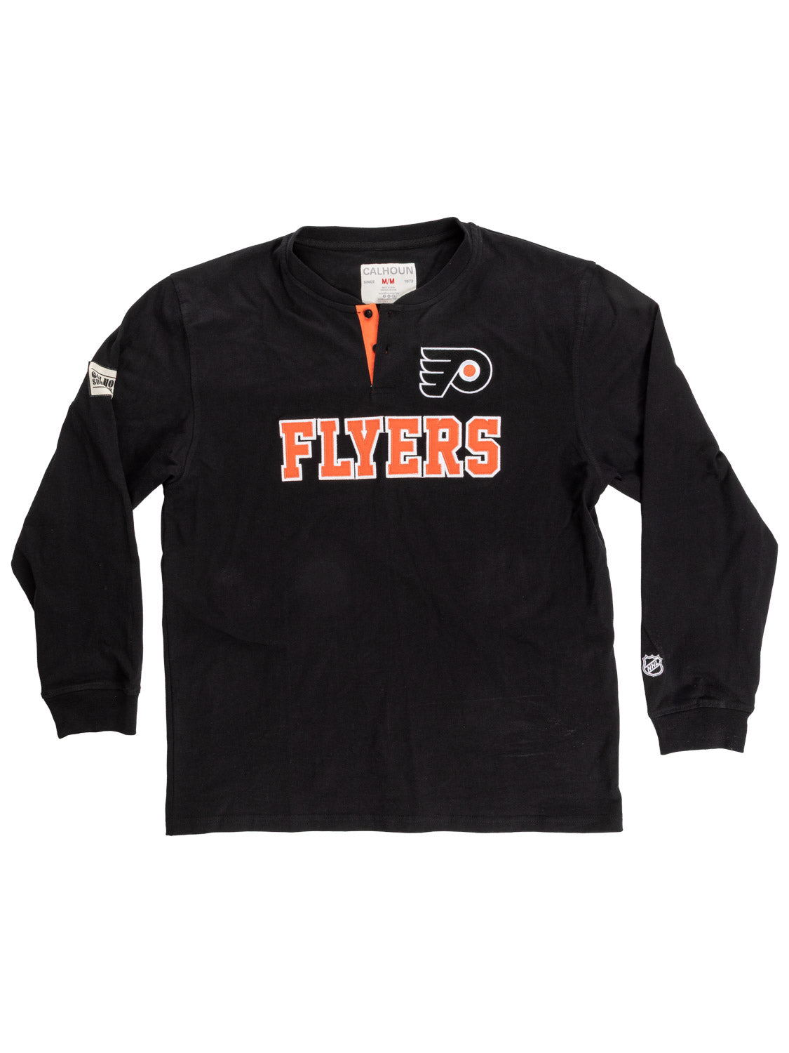 Philadelphia Flyers Long Sleeve Henley - Shopthatapp.ca