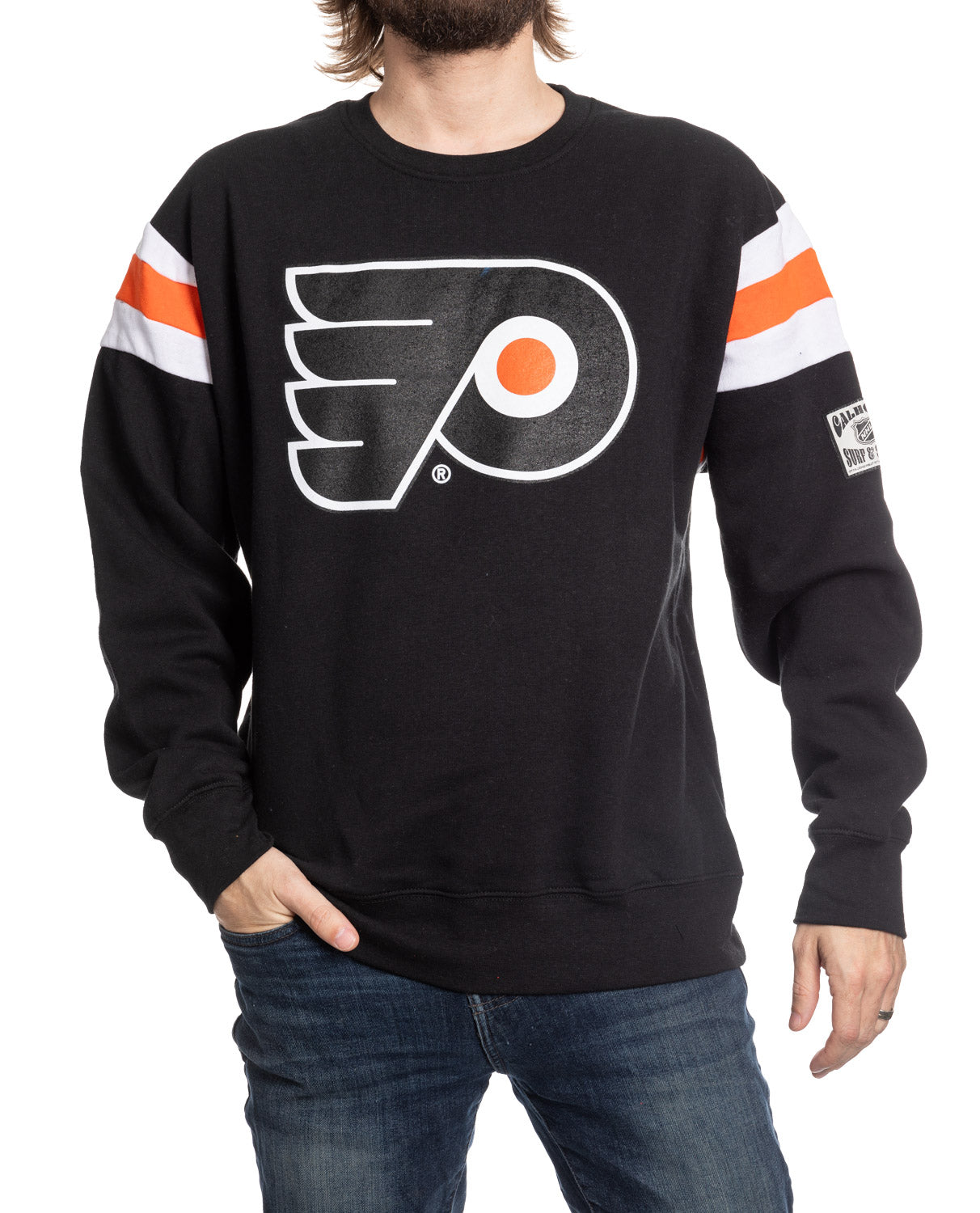 Philadelphia Flyers Varsity Retro Style Crewneck Sweater - Shopthatapp.ca