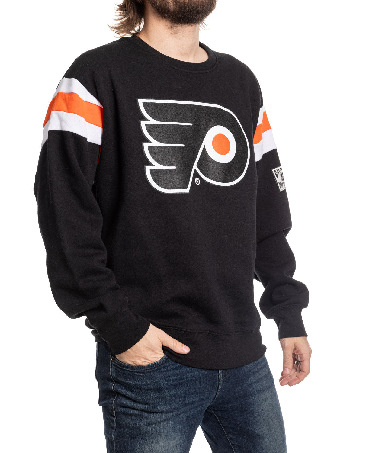 Philadelphia Flyers Varsity Retro Style Crewneck Sweater - Shopthatapp.ca