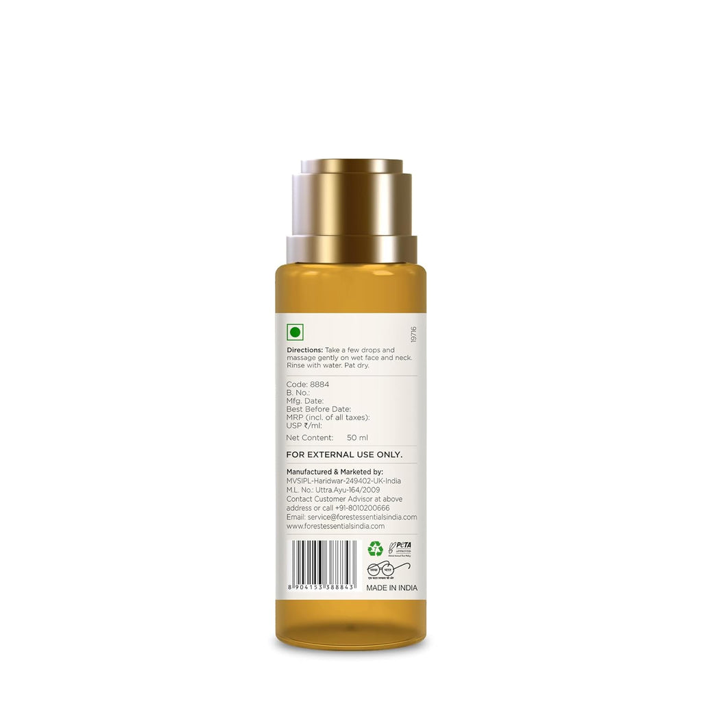Forest Essentials Ayurvedic Purifying Face Wash Honey, Lemon & Rosewater| For Normal to Dry Skin