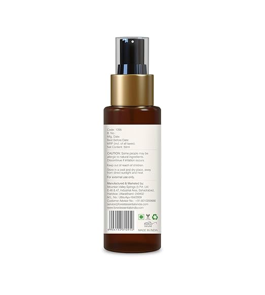 Forest Essentials Fragrant Body Mist Honey Vanilla | Aloe Vera juice infused Perfume Spray to keep Skin Scented & Hydrated Through the Day
