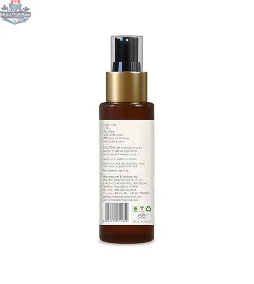 Forest Essentials Honey Vanilla Body Mist spray with aloe vera, hydrating perfume for scented skin, natural fragrance, and long-lasting freshness.