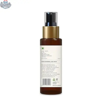 Forest Essentials Nargis Aloe Vera body mist spray with floral fragrance and hydrating properties, shown in the image.
