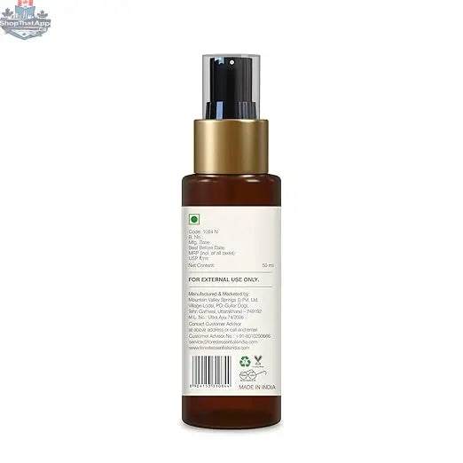 Forest Essentials Sandalwood Vetiver body mist spray with aloe vera for refreshed, scented skin all day.