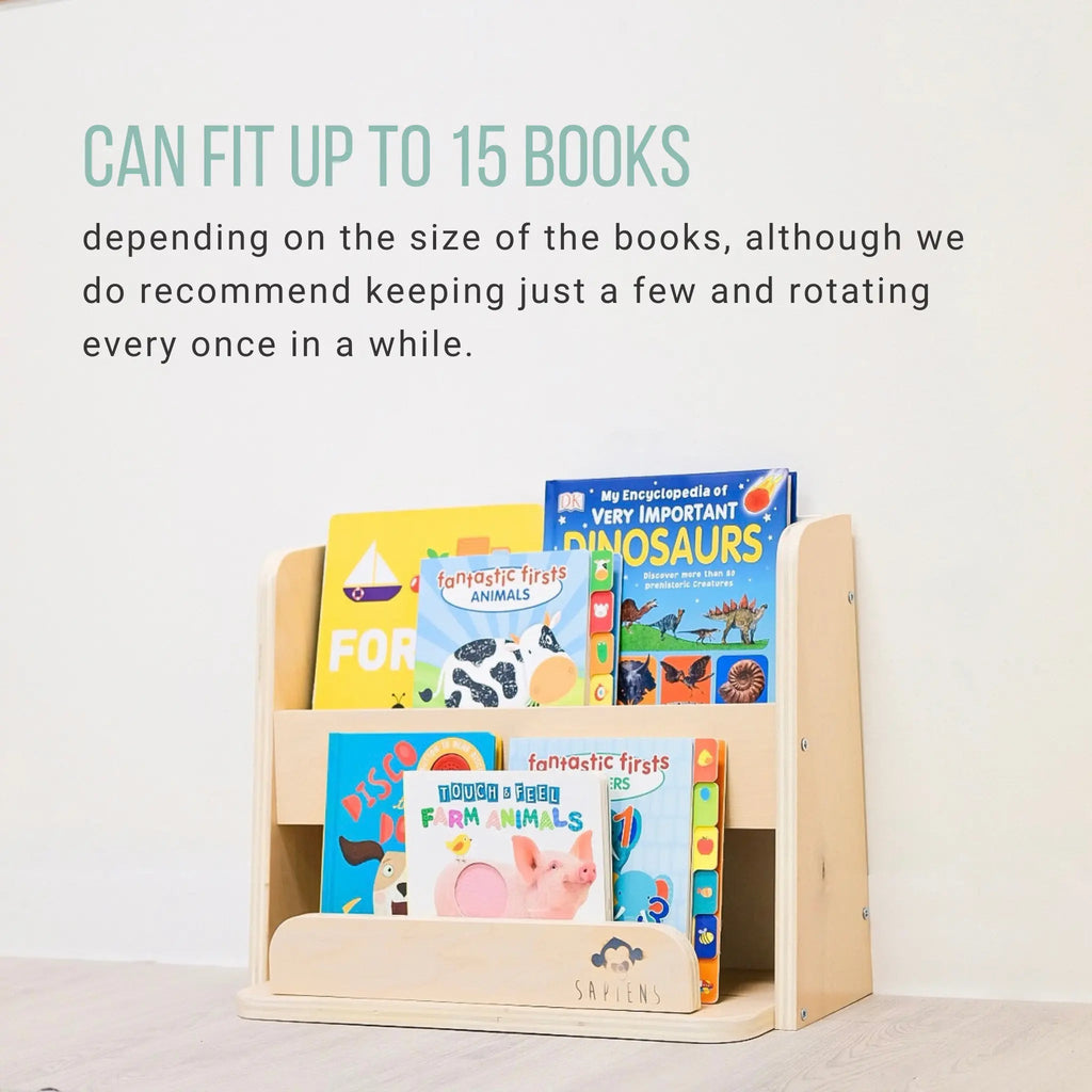 GUAVA Montessori Bookshelf for Kids - Enhance Learning and Organization - Shopthatapp.ca