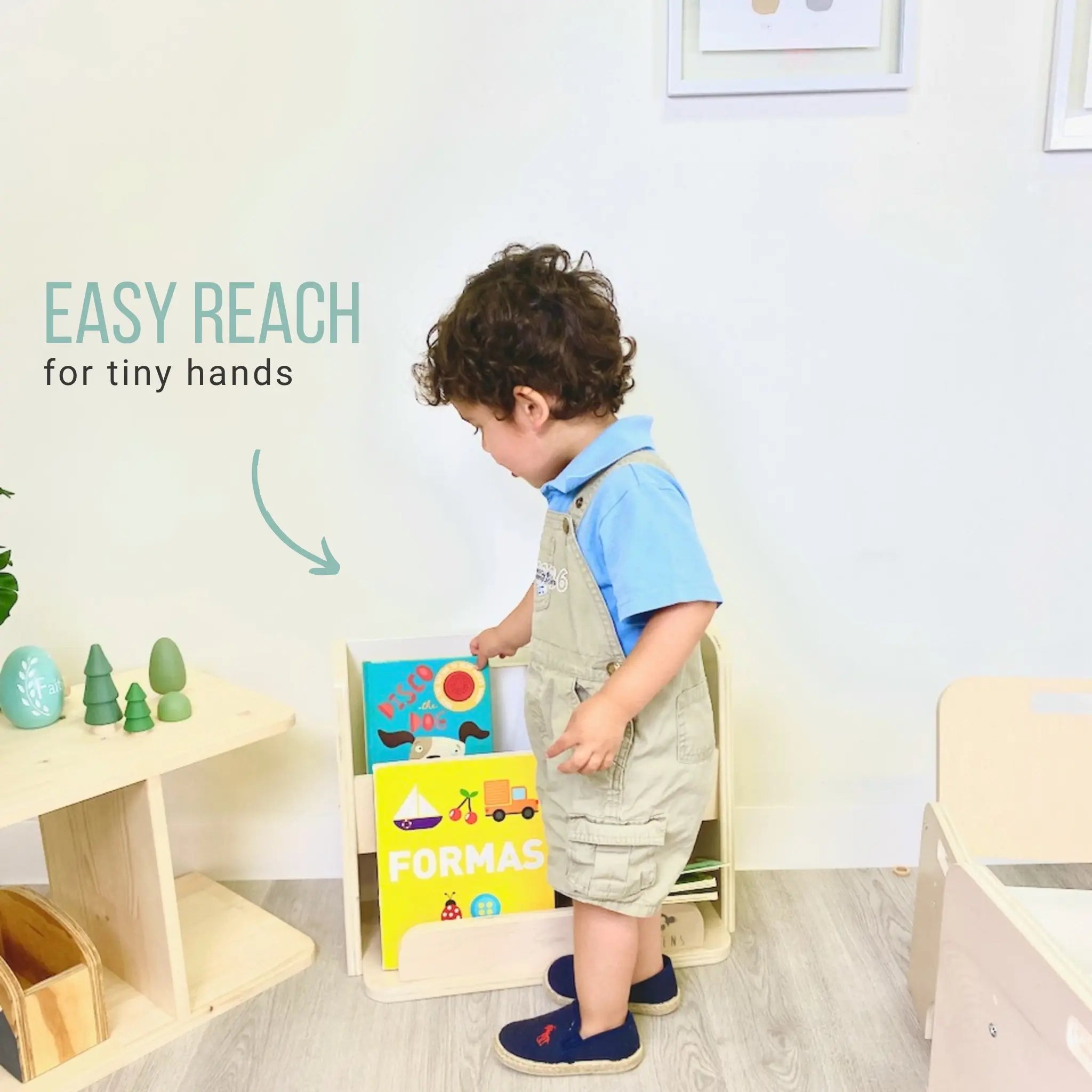 GUAVA Montessori Bookshelf for Kids - Enhance Learning and Organization - Shopthatapp.ca