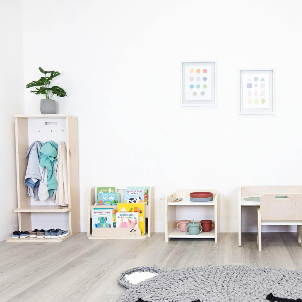 GUAVA Montessori Bookshelf for Kids - Enhance Learning and Organization - Shopthatapp.ca
