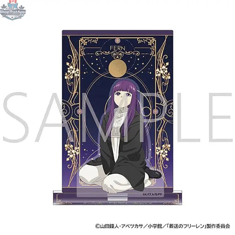 Frieren acrylic stand from Doki Doki Land featuring Fern, collectible anime merch for fans of Beyond Journey's End.