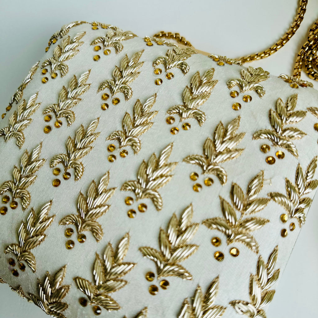 Elegant Hand Embroidered Clutch Bag - Perfect for Every Occasion