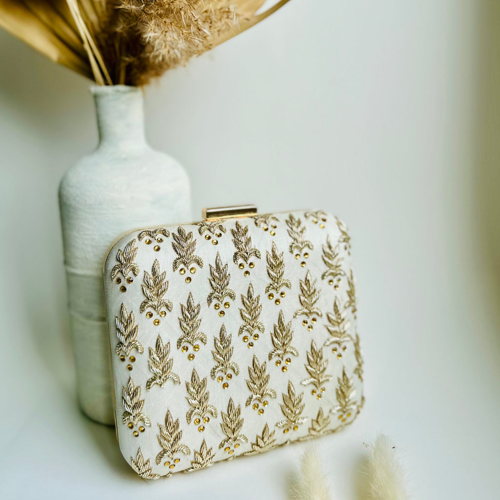 Elegant Hand Embroidered Clutch Bag - Perfect for Every Occasion