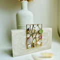 Elevate Your Style with Our Handcrafted Resin Clutch