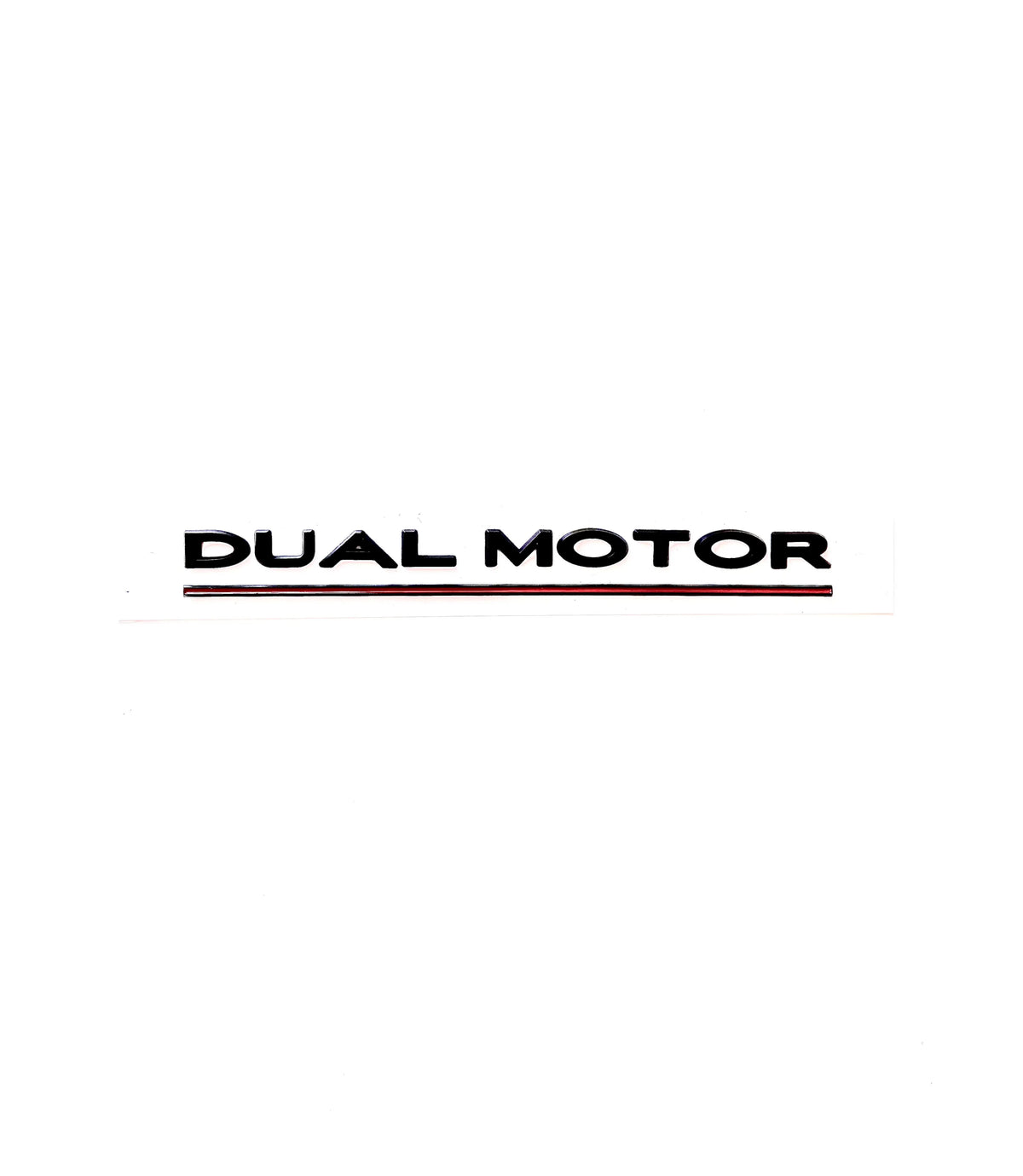 Tesla Dual Motor Logo Schriftzug Kofferraum - Shopthatapp.ca