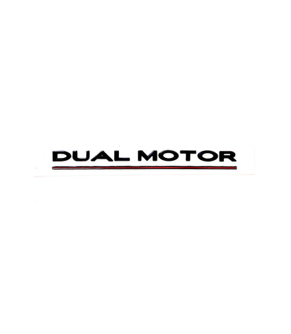Tesla Dual Motor Logo Schriftzug Kofferraum - Shopthatapp.ca