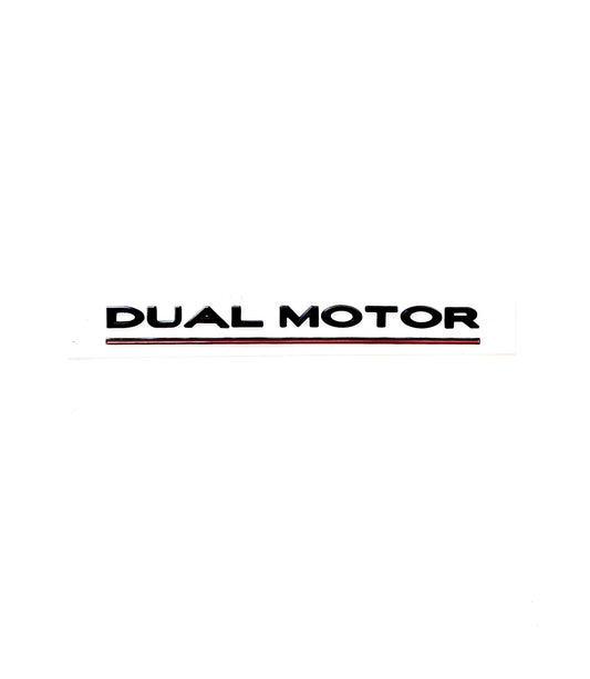 Tesla Dual Motor Logo Schriftzug Kofferraum - Shopthatapp.ca