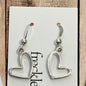 Open Heart Earrings - Stylish Hook Design for Elegant Looks - Shopthatapp.ca