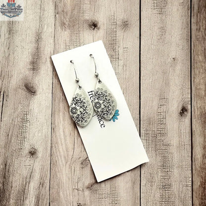 Mandala Hook Earrings - Shopthatapp.ca