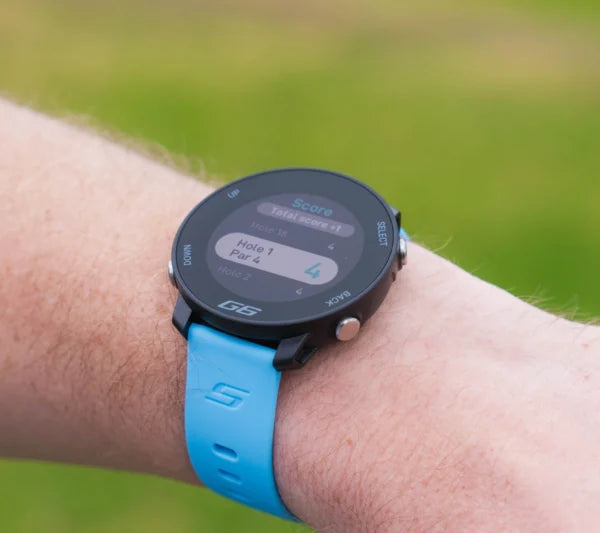 Shot Scope G6 Golf GPS Watch with Full Hole Maps, 36,000 Courses, Hazard & Layup Distances - Shopthatapp.ca