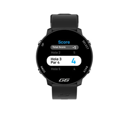 Shot Scope G6 Golf GPS Watch with Full Hole Maps, 36,000 Courses, Hazard & Layup Distances - Shopthatapp.ca