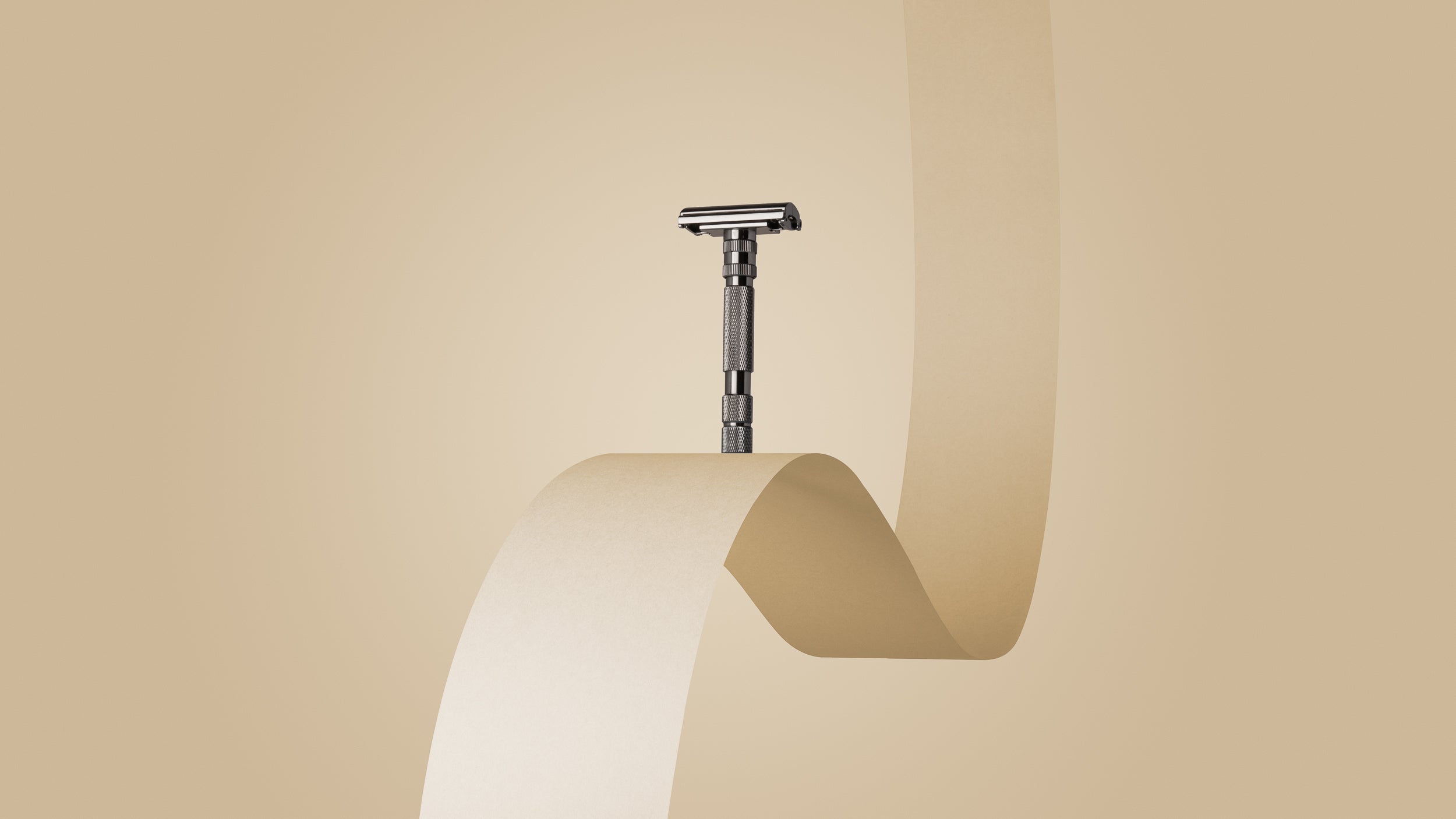 Rockwell T2 Adjustable Safety Razor - Gunmetal (Twist-to-Open)