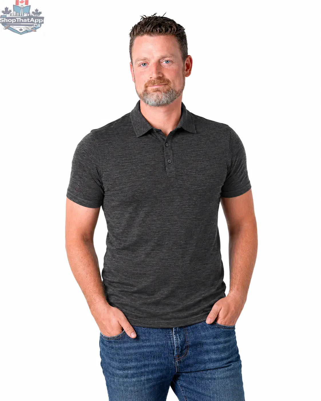 Men's Merino Wool Golf Polo — Lightweight - Shopthatapp.ca