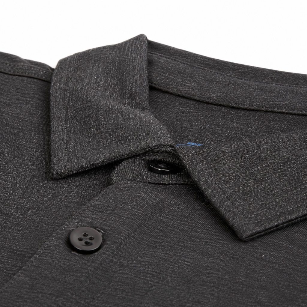 Men's Merino Wool Golf Polo — Lightweight