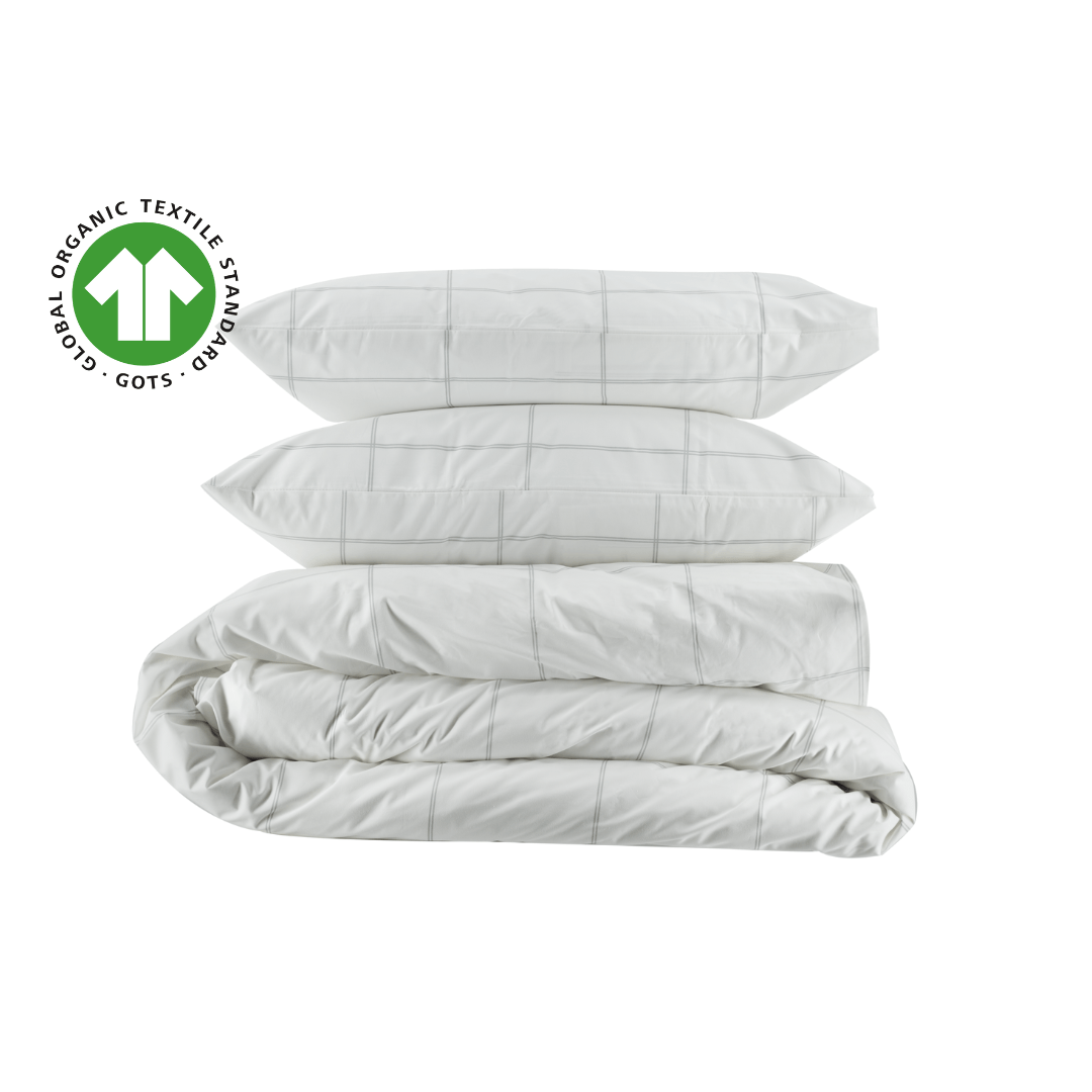 Essential Organic Percale Duvet Cover Set & Pillowcase Collection - Shopthatapp.ca