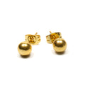 Gold Plated Ball Stud - Elegant Gold Plate Ear Jewelry - Shopthatapp.ca