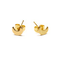 Moon Stud Earrings Gold Plate - Elegant Jewelry for Every Occasion - Shopthatapp.ca