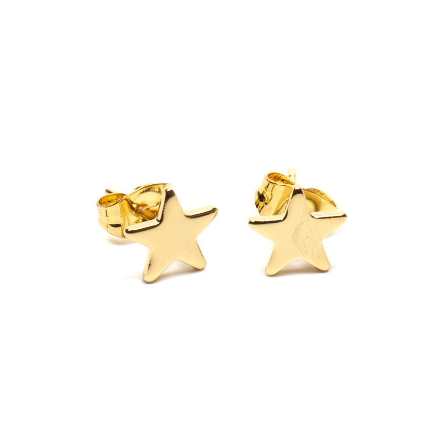 Star Stud Earrings Gold Plate - Elegant & Stylish Jewelry - Shopthatapp.ca