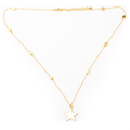 Star On Star Gold Plated Chain Necklace for Women - Elegant Fashion Jewelry - Shopthatapp.ca