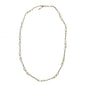 Long chainlink enamel necklace by Suzie Blue Canada featuring vibrant colored enamel links for elegant style.
