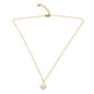 Gold-plated single pearl drop necklace featuring a delicate chain, designed by Suzie Blue Canada for elegant jewelry styling.