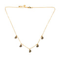 Five Heart Necklace Gold Plate - Elegant Jewelry for Every Occasion - Shopthatapp.ca