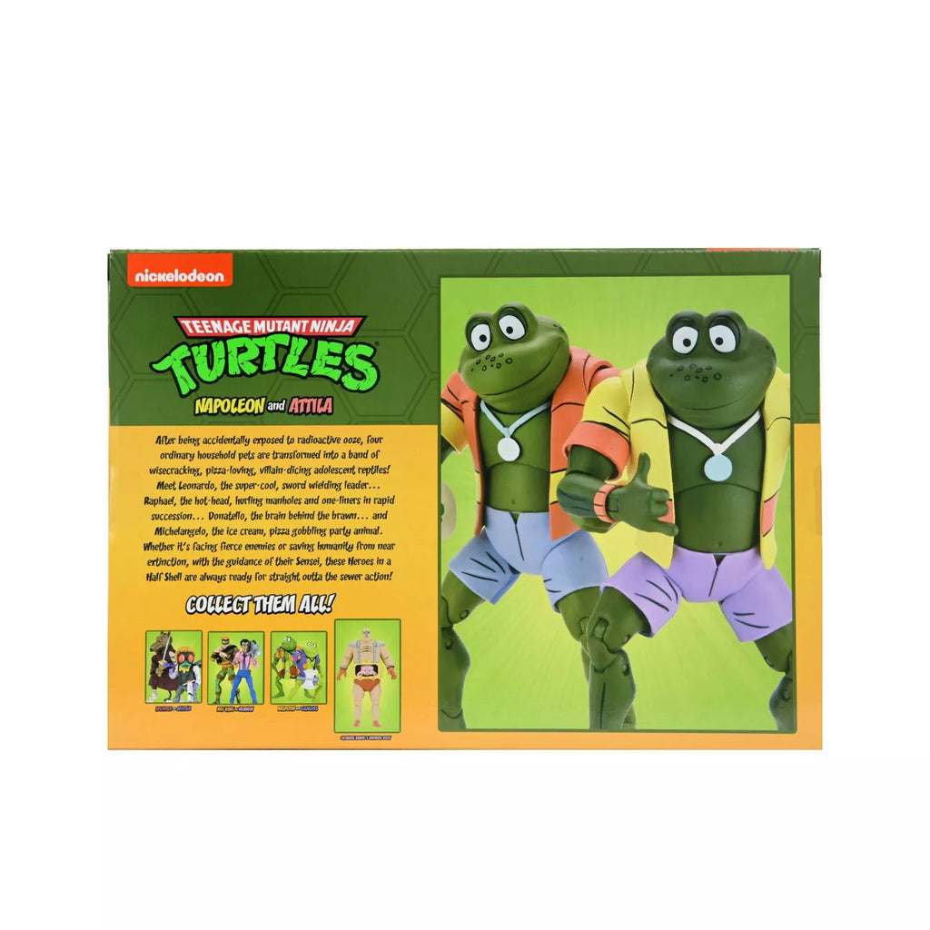 Teenage Mutant Ninja Turtles (Cartoon) - 7" Scale Action Figure - Napoleon & Atilla Frog 2 pack ( substandard packaging ) - Www.Shopthatapp.ca