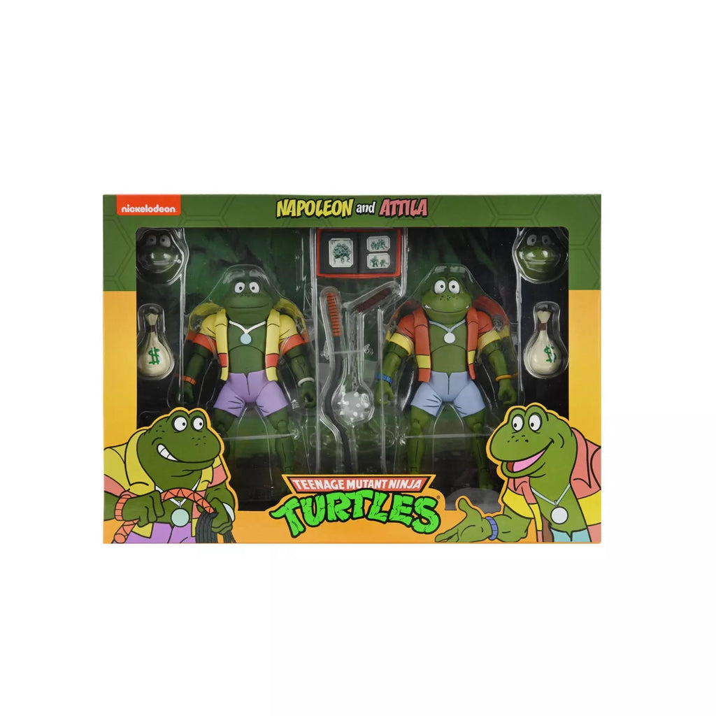 Teenage Mutant Ninja Turtles (Cartoon) - 7" Scale Action Figure - Napoleon & Atilla Frog 2 pack ( substandard packaging ) - Www.Shopthatapp.ca
