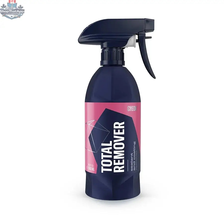 GYEON Q²M Total Remover bottle, a 500ml car cleaning product from CARZILLA for removing residues and contaminants.
