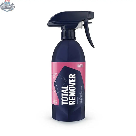 GYEON Q²M Total Remover bottle, a 500ml car cleaning product from CARZILLA for removing residues and contaminants.