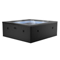 Wave | Garda | 4/6-Person Eco Foam Hot Tub | Square | Built-In Integrated Heater - Www.Shopthatapp.ca