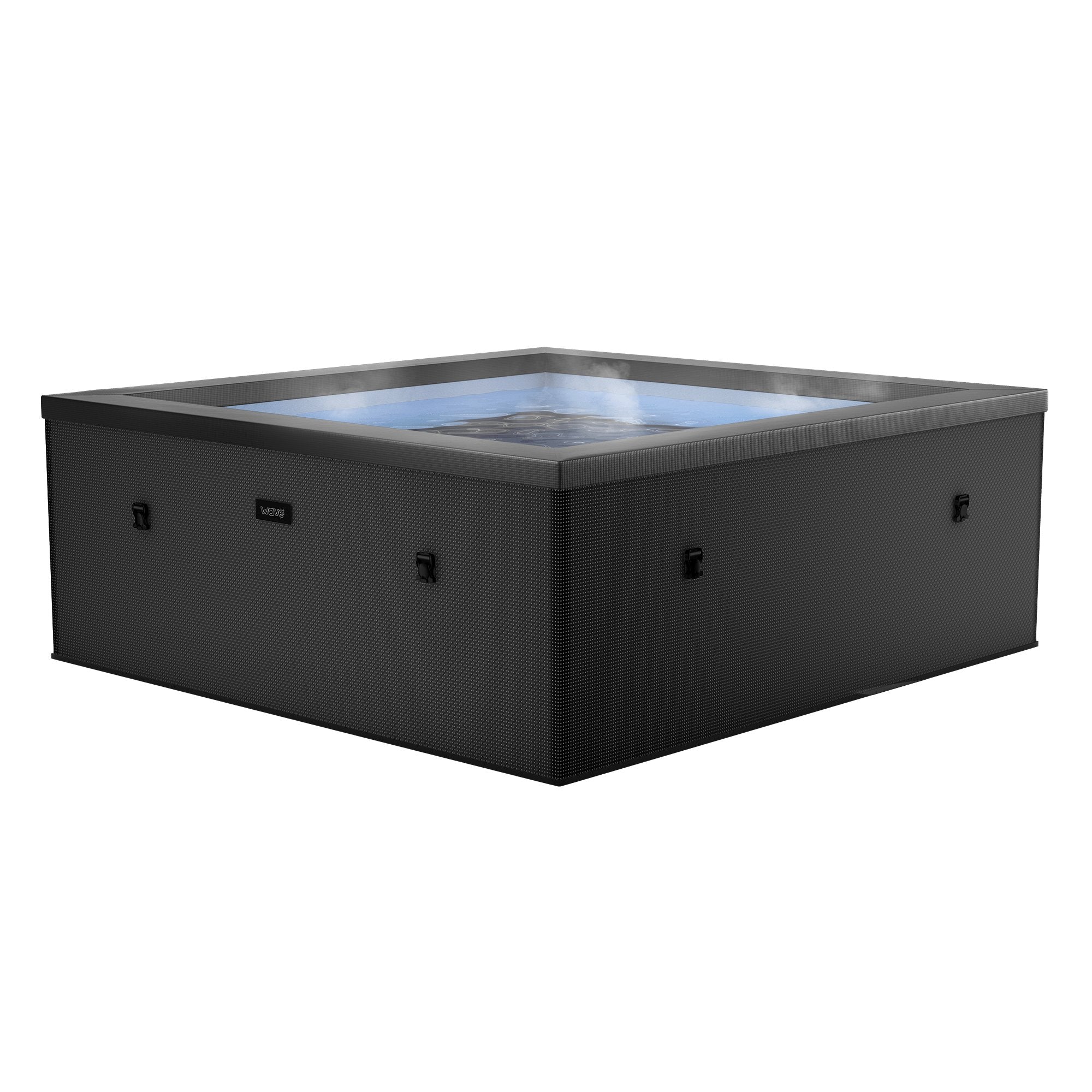 Wave | Garda | 4/6-Person Eco Foam Hot Tub | Square | Built-In Integrated Heater - Www.Shopthatapp.ca