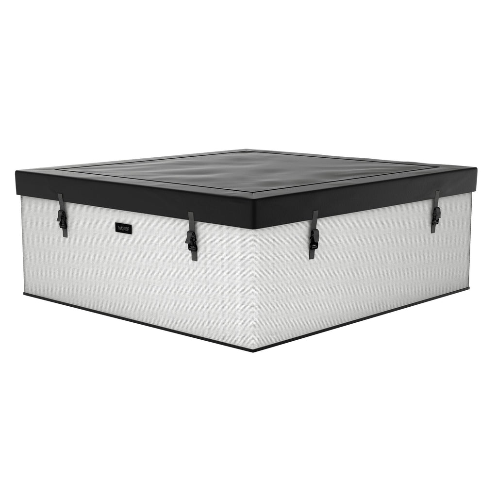 Wave | Garda | 4/6-Person Eco Foam Hot Tub | Square | Built-In Integrated Heater - Www.Shopthatapp.ca