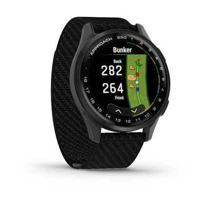 Garmin Approach S50 Golf Watch with AMOLED Touchscreen, GPS & 43K Courses - Shopthatapp.ca