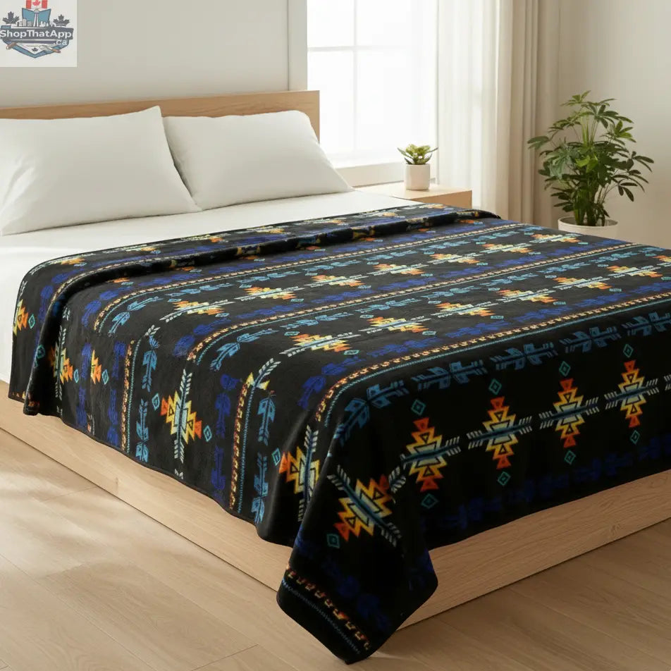 OLDTRIBES™ Embers of the Four Winds Alpaca Blanket - Shopthatapp.ca