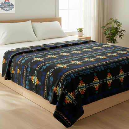 OLDTRIBES™ Embers of the Four Winds Alpaca Blanket - Shopthatapp.ca