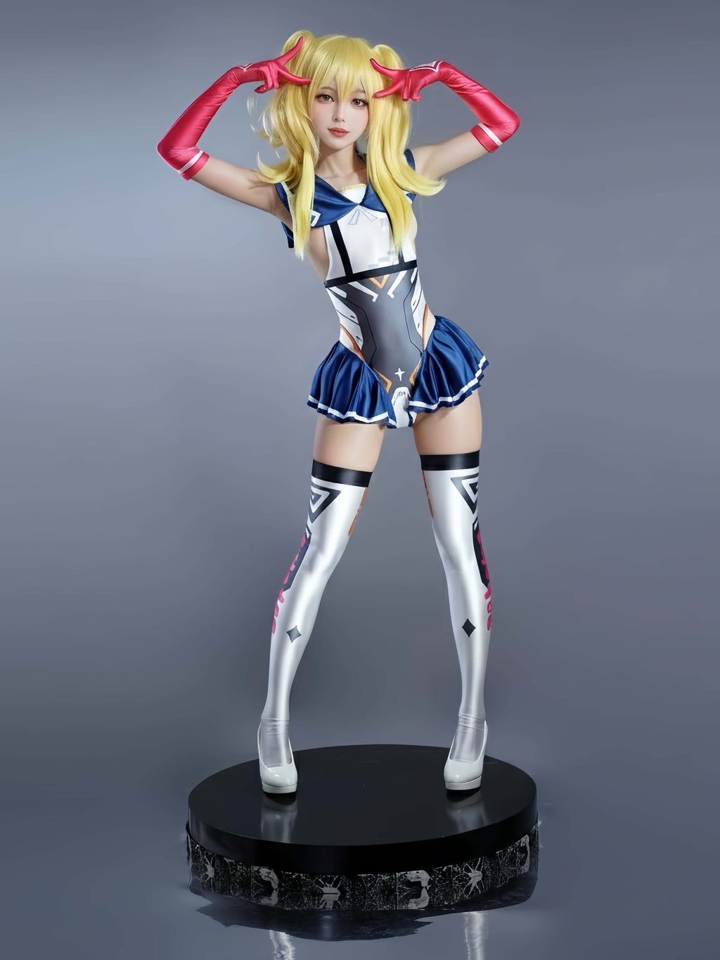 Japanese Anime Girl Spandex Swimwear Racing Suit Wet Suit Race Queen Costume - Shopthatapp.ca