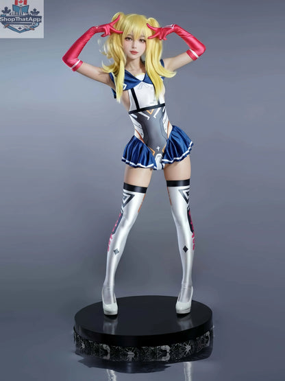 Japanese anime-inspired MRJCOS swimwear spandex racing suit with a wet suit design, featuring a race queen costume style.