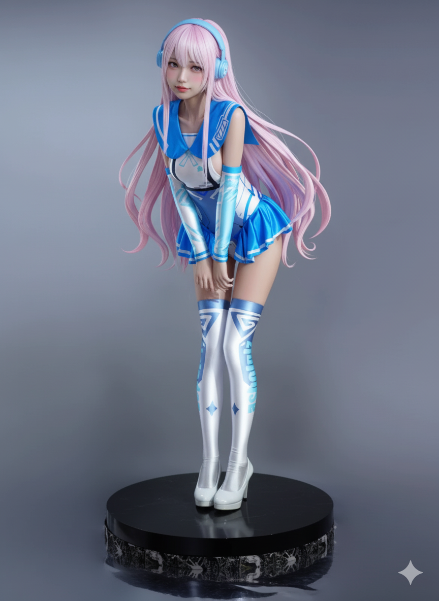 Japanese Anime Girl Spandex Swimwear Racing Suit Wet Suit Race Queen Costume - Shopthatapp.ca